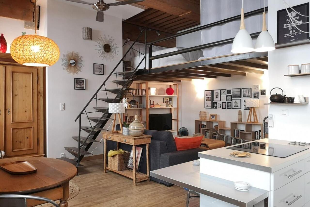 Apartamento Authentic Loft With Mezzanine & Exposed Stones Heart Of Lyon Exterior foto