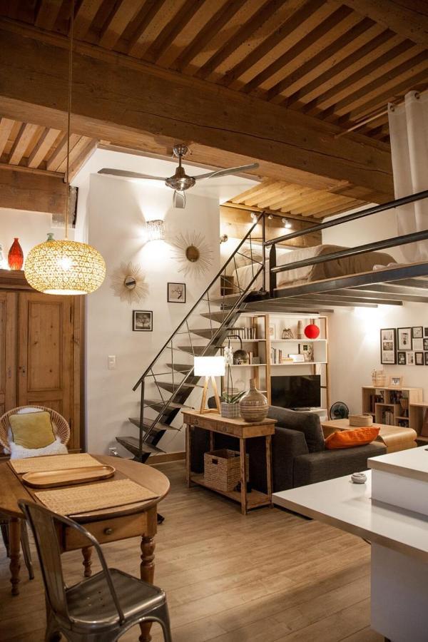 Apartamento Authentic Loft With Mezzanine & Exposed Stones Heart Of Lyon Exterior foto