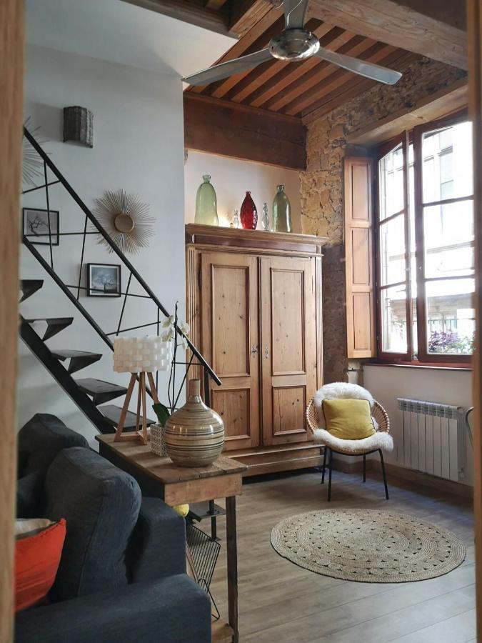 Apartamento Authentic Loft With Mezzanine & Exposed Stones Heart Of Lyon Exterior foto