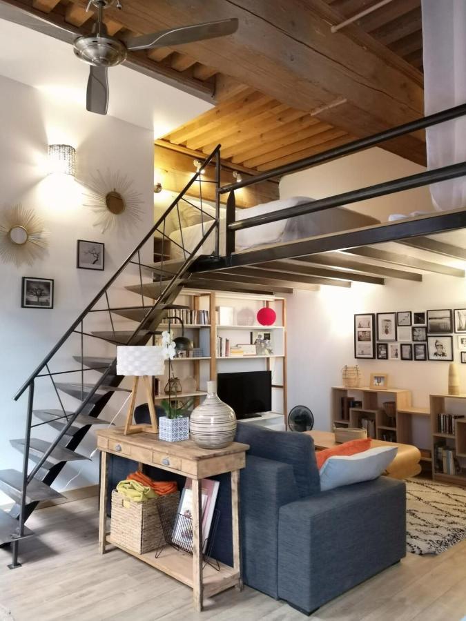 Apartamento Authentic Loft With Mezzanine & Exposed Stones Heart Of Lyon Exterior foto